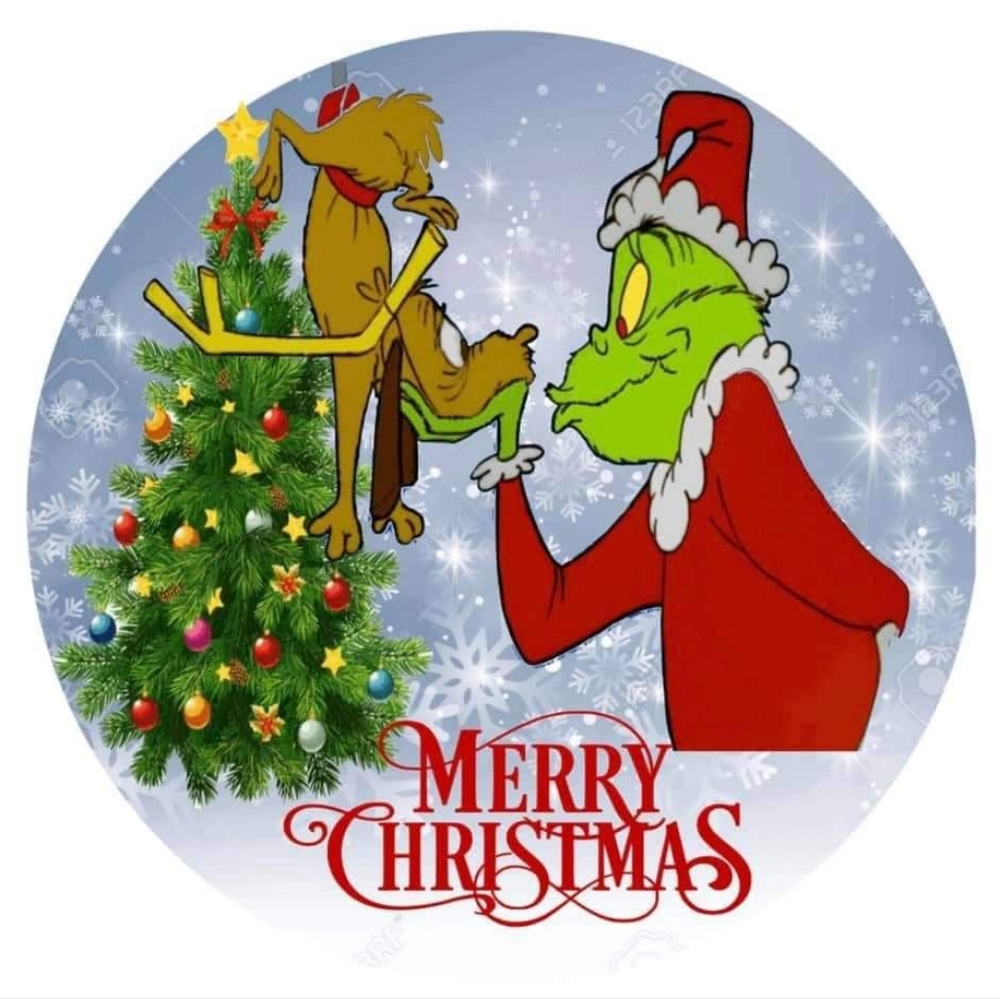 8 pc set Grinch Christmas Ornaments - Picture 3 of 16
